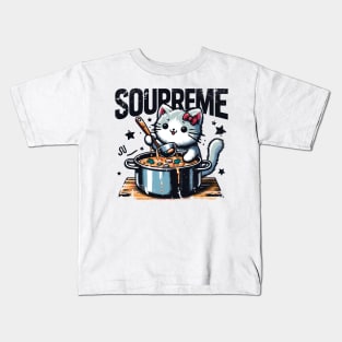 Feline Chef's Soupreme Kids T-Shirt